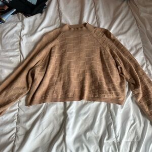 Long sleeve high-neck sweater